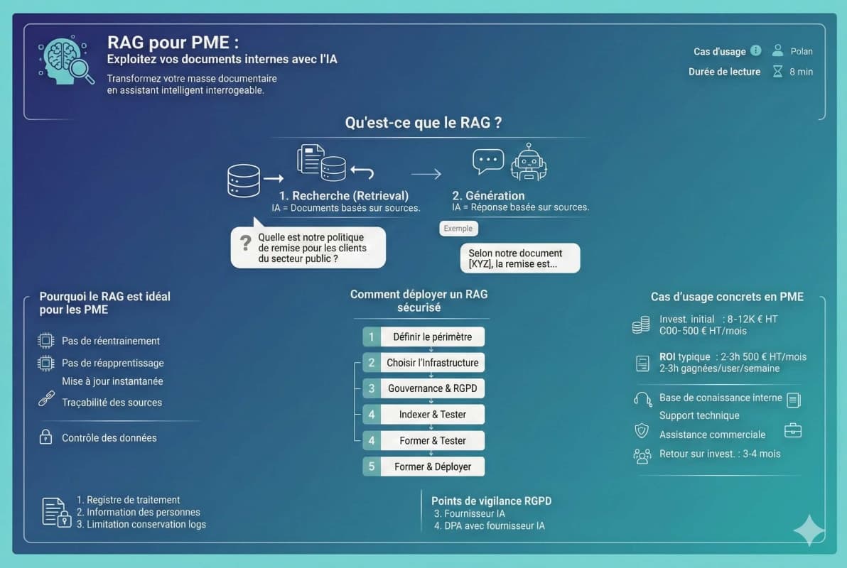 RAG pour PME : comment exploiter vos documents internes avec l'IA