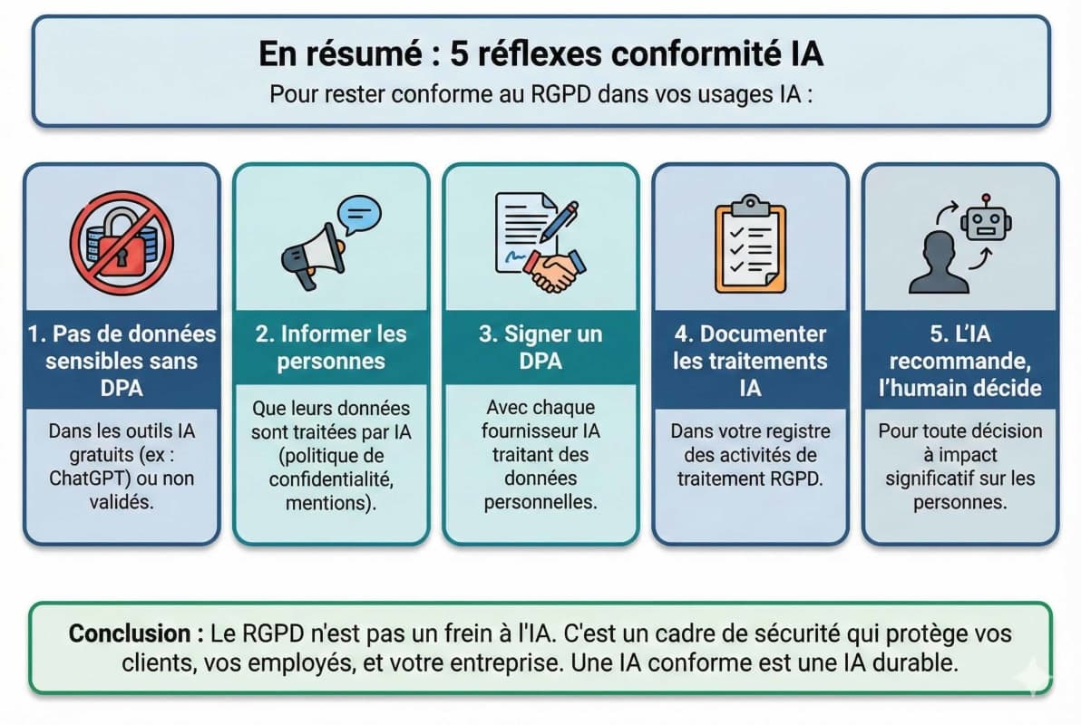 RGPD et IA générative : 5 erreurs à ne jamais commettre